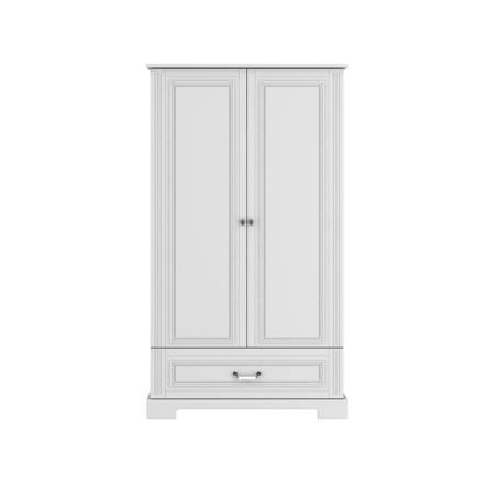 Bellamy - Ines elegant white szafa 2-drzwiowa tall