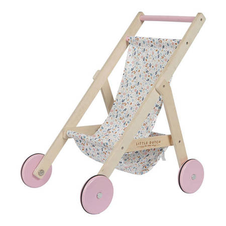 Little Dutch - Drewniany wózek dla lalek Spring